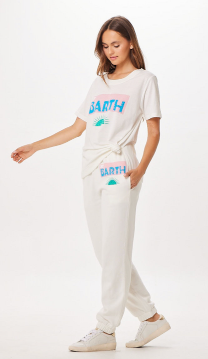 White Vintage Havana White St. Barth Jet Setter T-Shirt