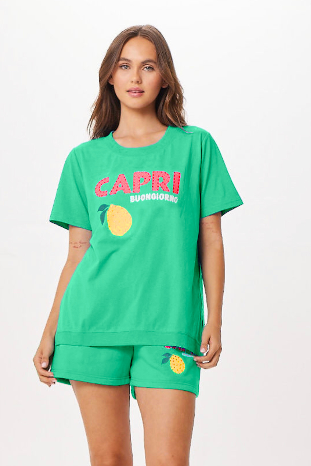 Surf Green Vintage Havana Surf Green Capri Jet Setter T-Shirt