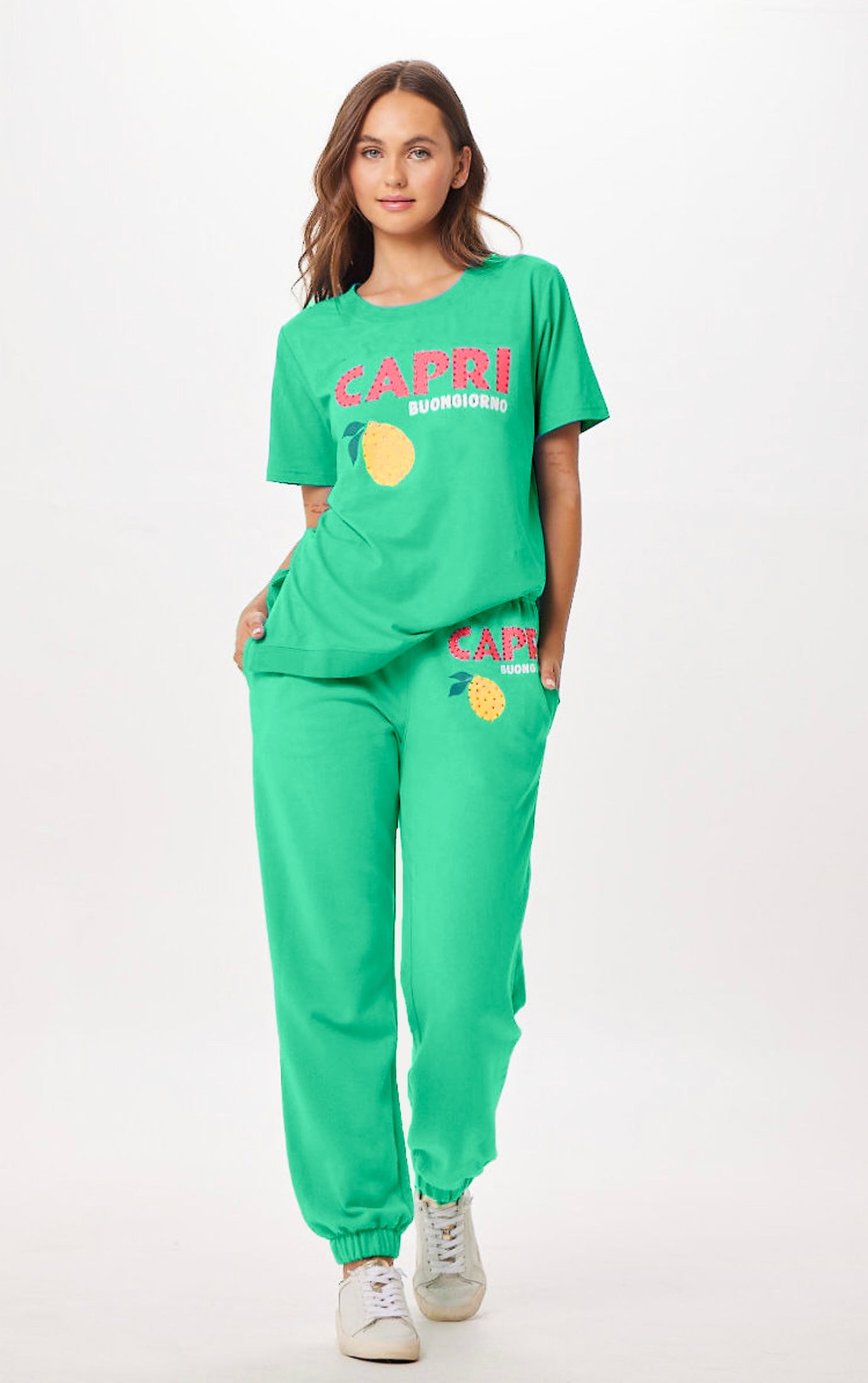 Surf Green Vintage Havana Surf Green Capri Jet Setter T-Shirt