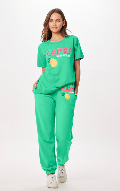 Surf Green Vintage Havana Surf Green Capri Jet Setter T-Shirt