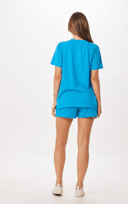 Bright Blue Vintage Havana Bright Blue St. Tropez Jet Setter T-Shirt