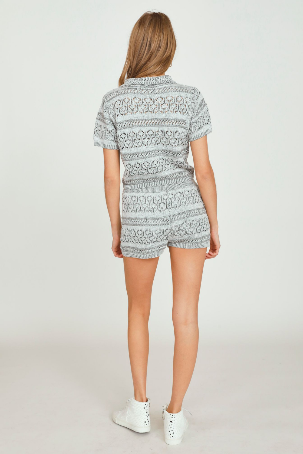Grey Vintage Havana Primrose Grey Basic Knit Short