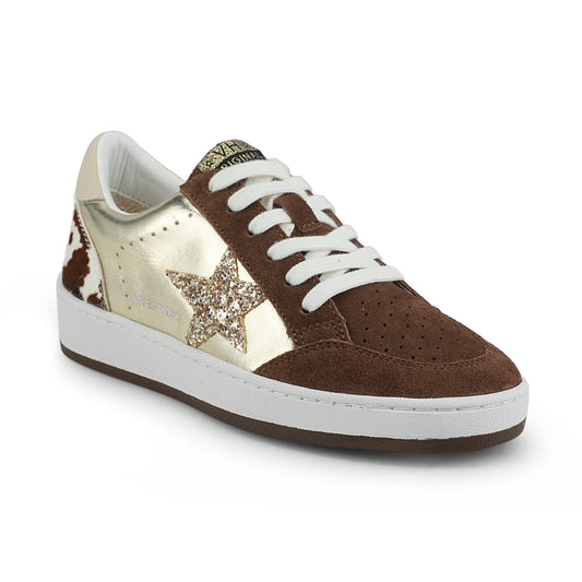 WASHED GOLD/ BROWN Vintage Havana DENISSE - WASHED GOLD/ BROWN
