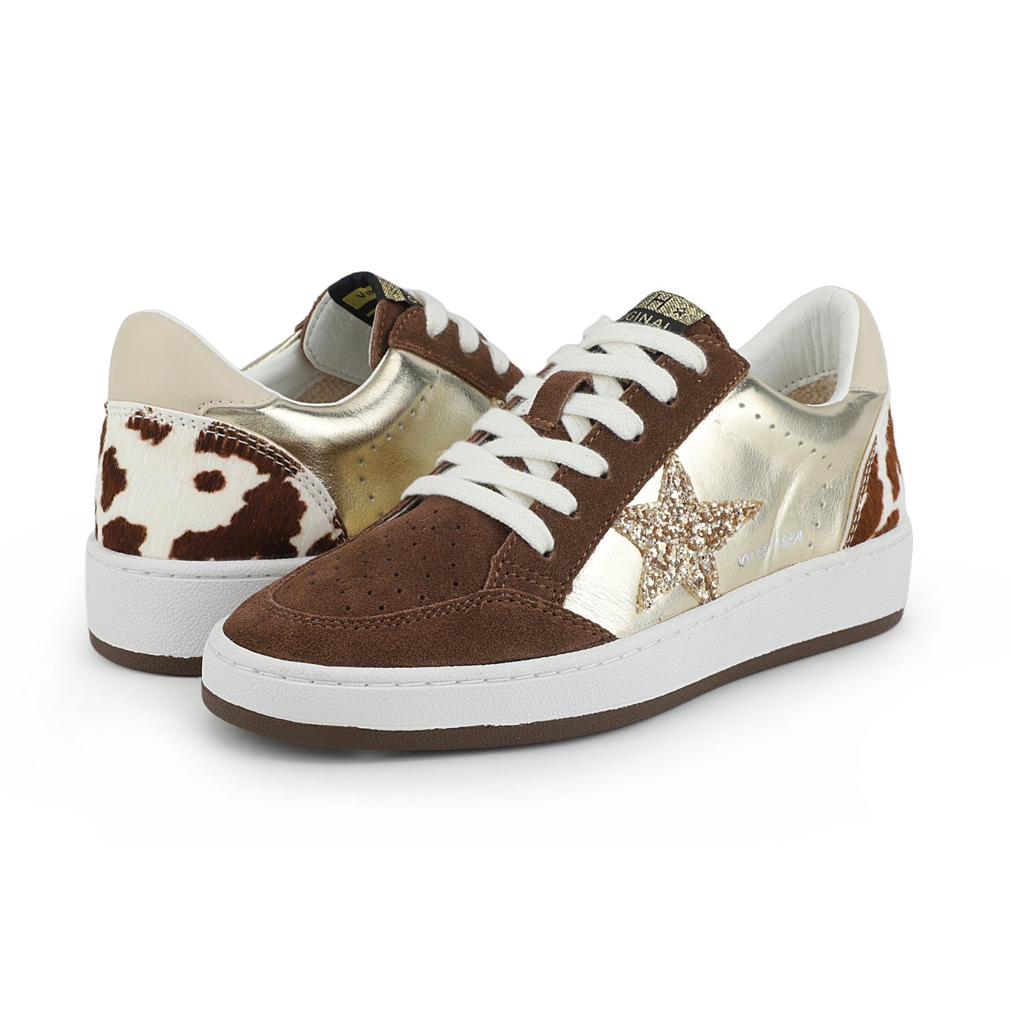 WASHED GOLD/ BROWN Vintage Havana DENISSE - WASHED GOLD/ BROWN