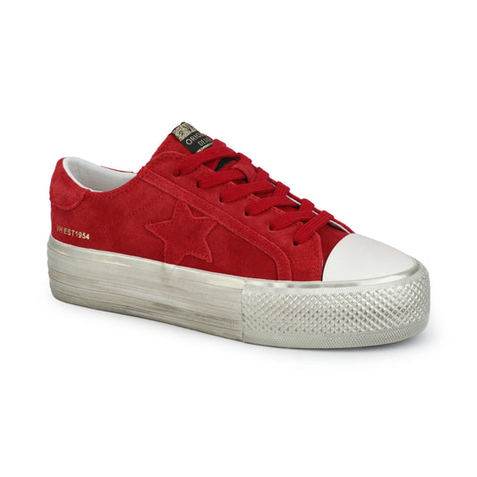 RED SUED Vintage Havana AMAZE - RED SUEDE