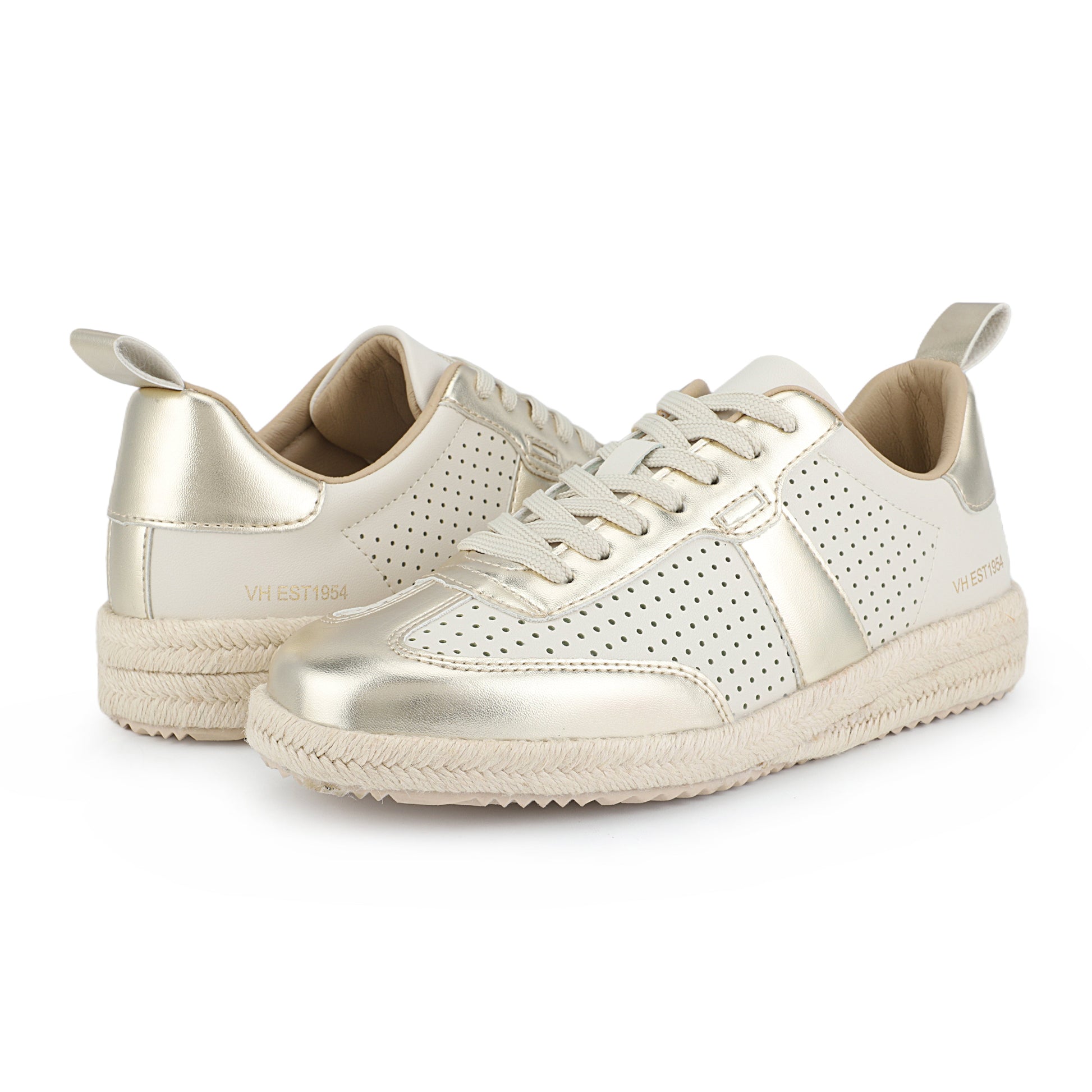 WHITE/GOLD Vintage Havana MAY - WHITE/GOLD