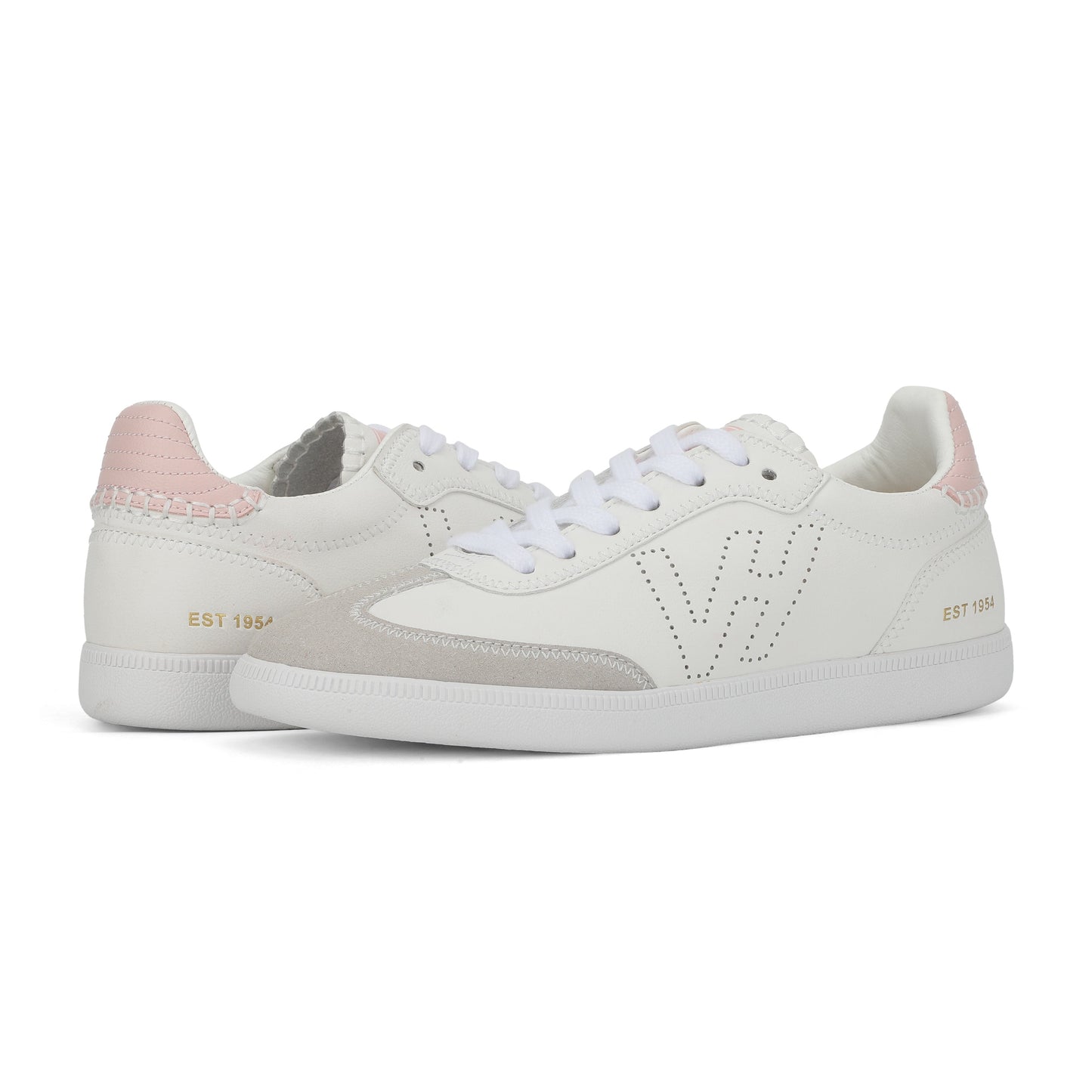 WHITE GREY BABY PINK Vintage Havana CRISP - WHITE GREY BABY PINK