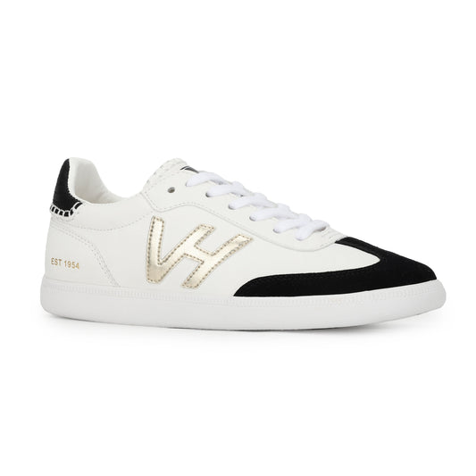 WHITE BLACK WASHED GOLD Vintage Havana CRISP - WHITE BLACK WASHED GOLD