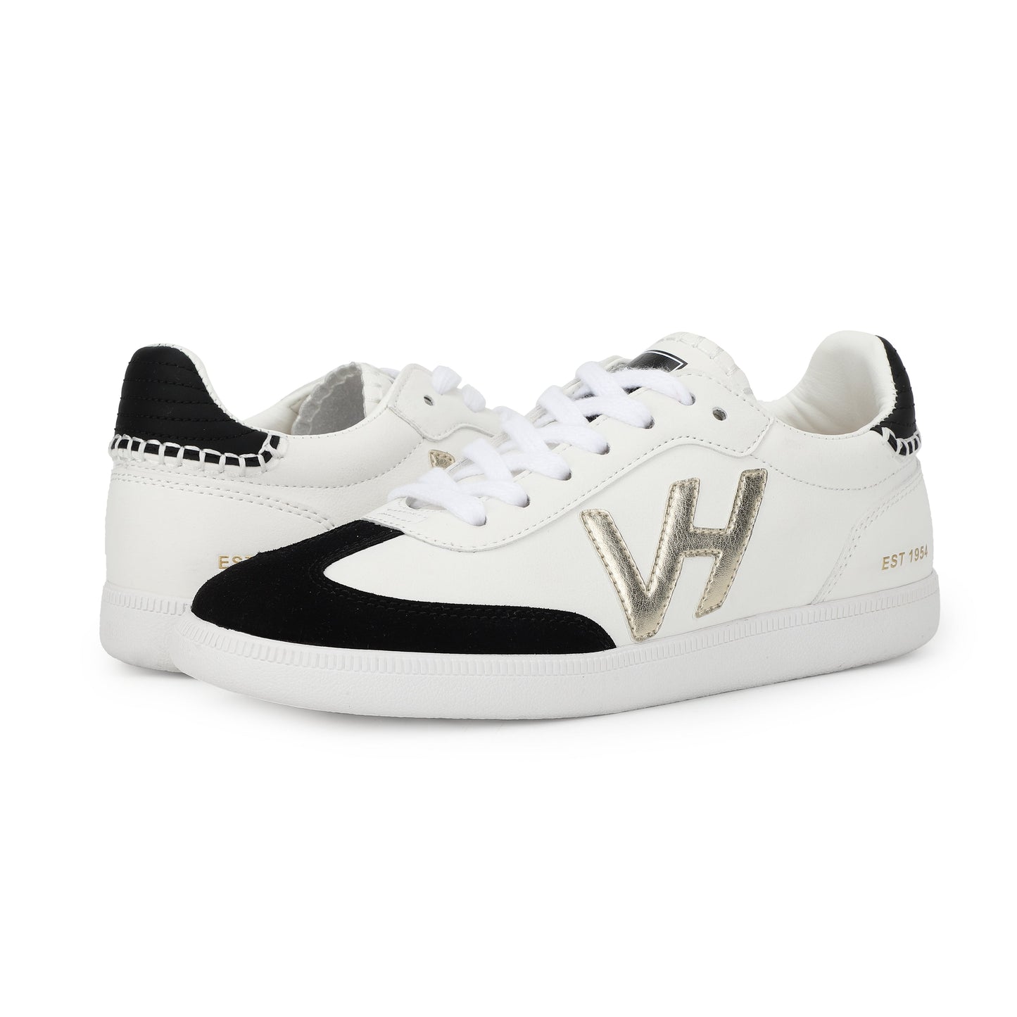 WHITE BLACK WASHED GOLD Vintage Havana CRISP - WHITE BLACK WASHED GOLD