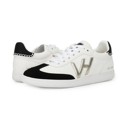 WHITE BLACK WASHED GOLD Vintage Havana CRISP - WHITE BLACK WASHED GOLD