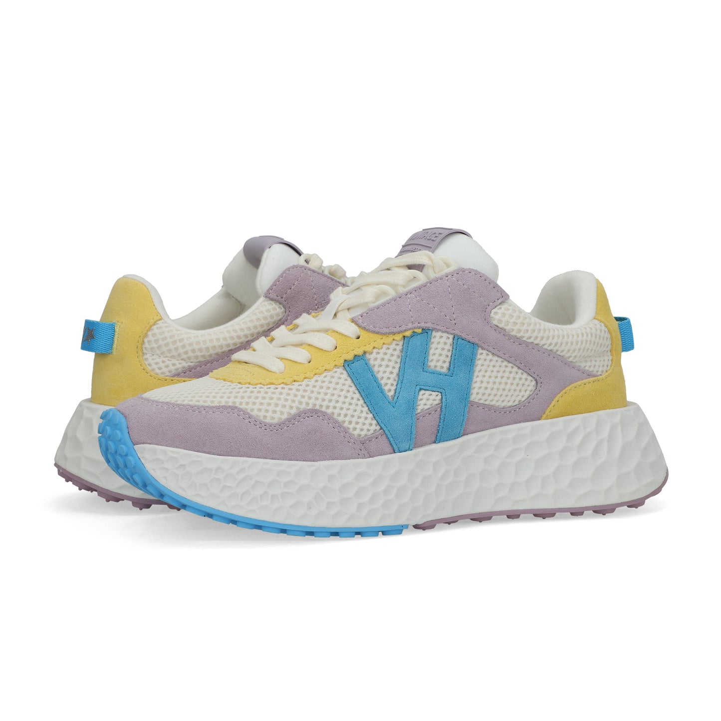 PALE YELLOW BLUE PURPLE Vintage Havana STARLING - PALE YELLOW BLUE PURPLE
