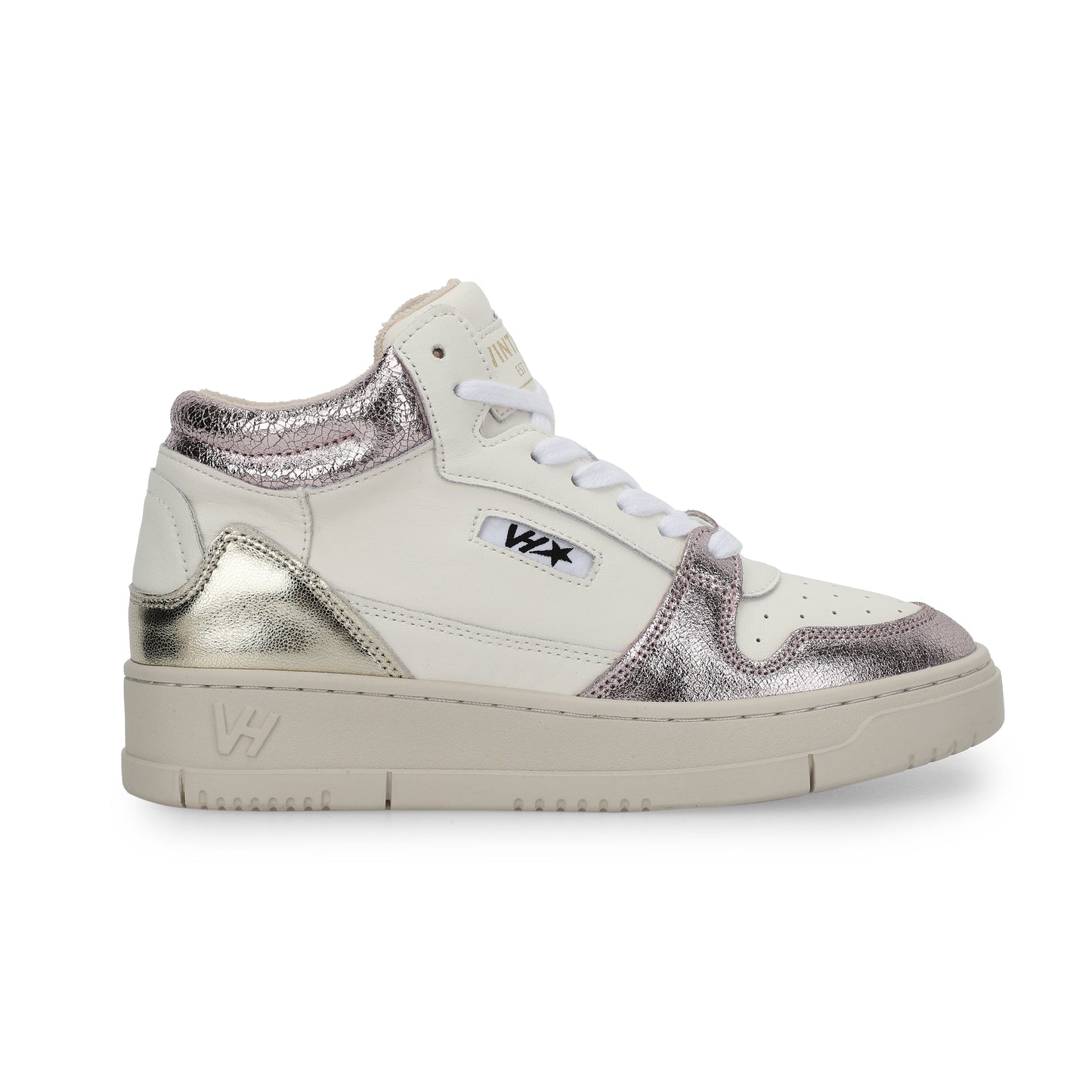 WHITE METALLIC Vintage Havana CELESTE 3 - WHITE METALLIC