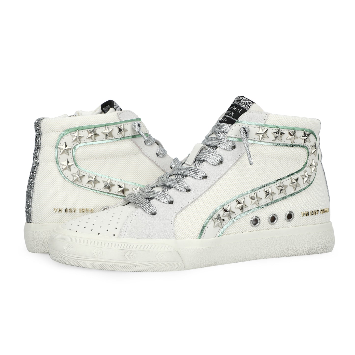 METALLIC GREEN/WHITE Vintage Havana GADOL HIGH 17 - METALLIC GREEN/WHITE