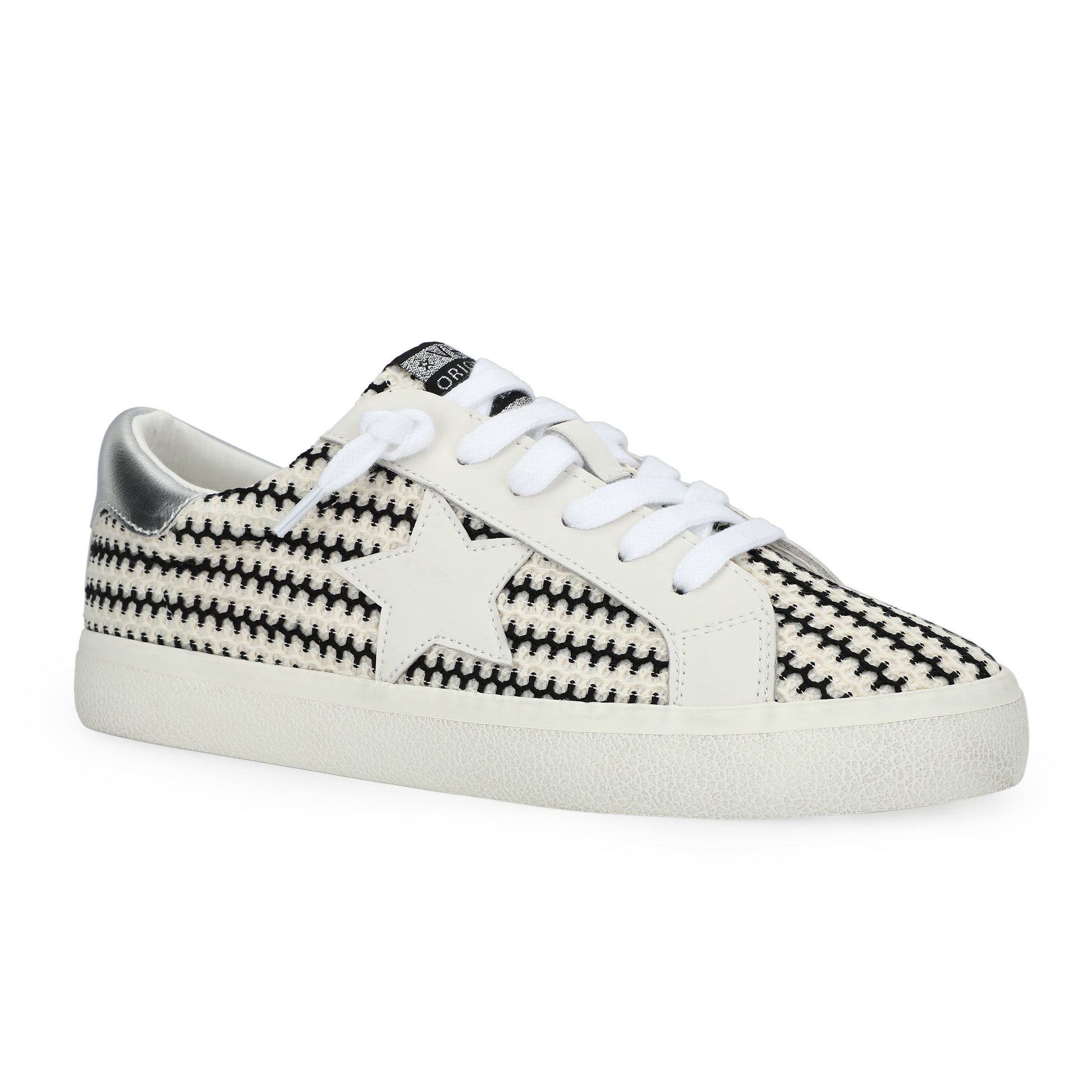 BLACK/WHITE CROCHET Vintage Havana FLAIR 45 - BLACK/WHITE CROCHET