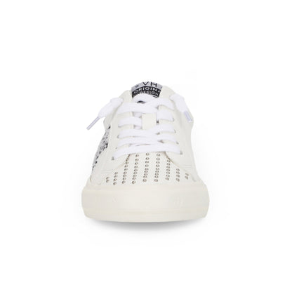 WHITE STUDDED CHEETAH MIX Vintage Havana GRANDE - WHITE STUDDED CHEETAH MIX