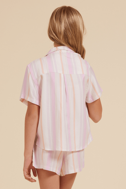 Pastel Stripe Vintage Havana Cabana Button Down