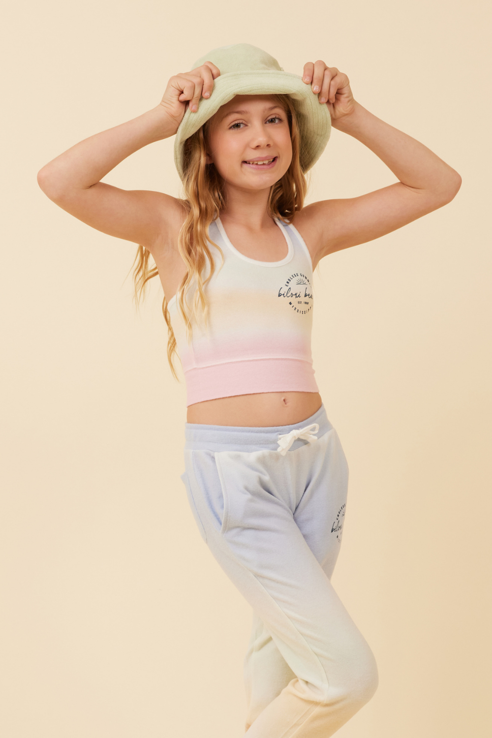 Sunstruck Ombre Vintage Havana Sunstruck Ombre Racerback Crop Top