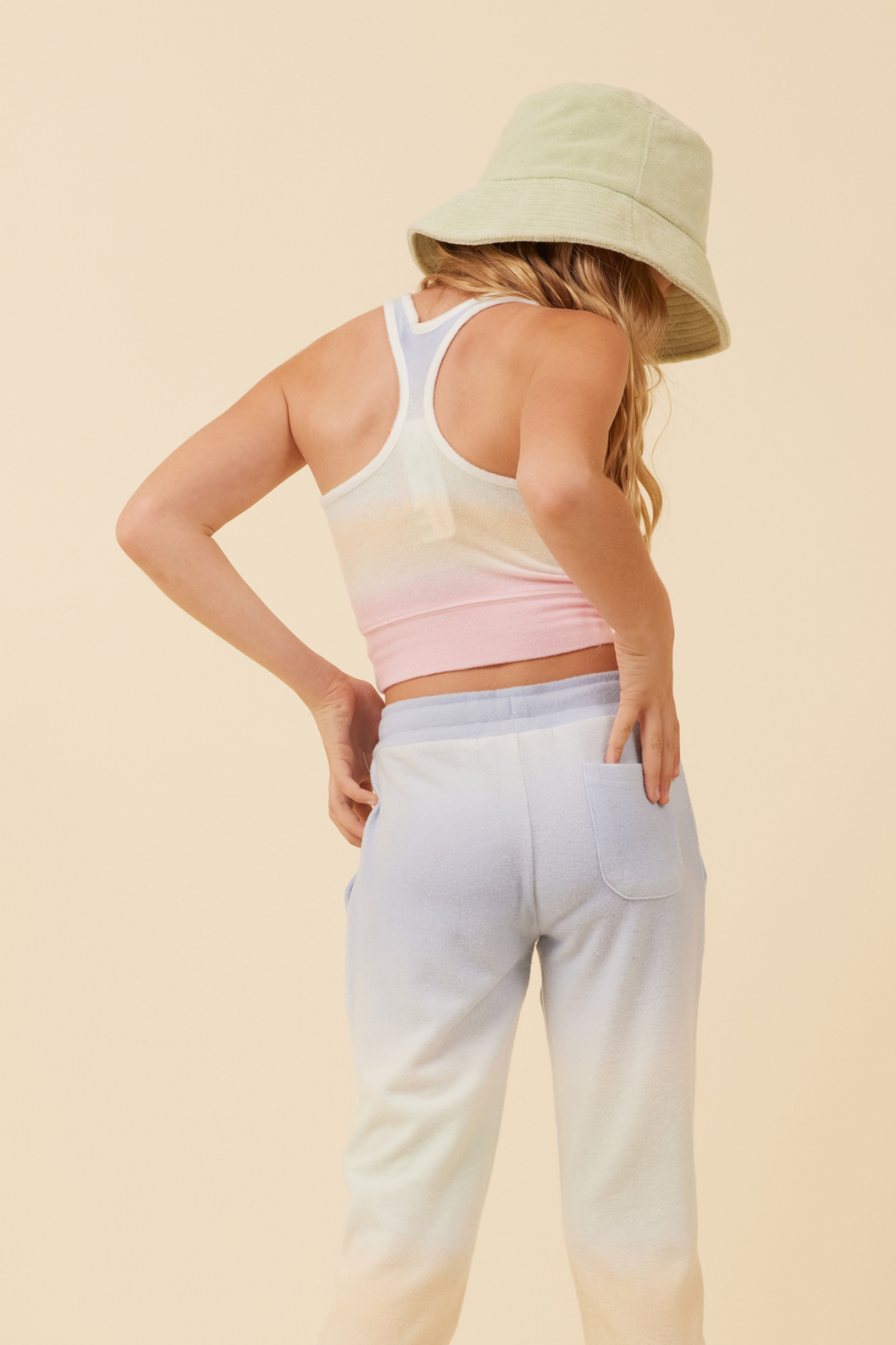 Sunstruck Ombre Vintage Havana Sunstruck Ombre Racerback Crop Top
