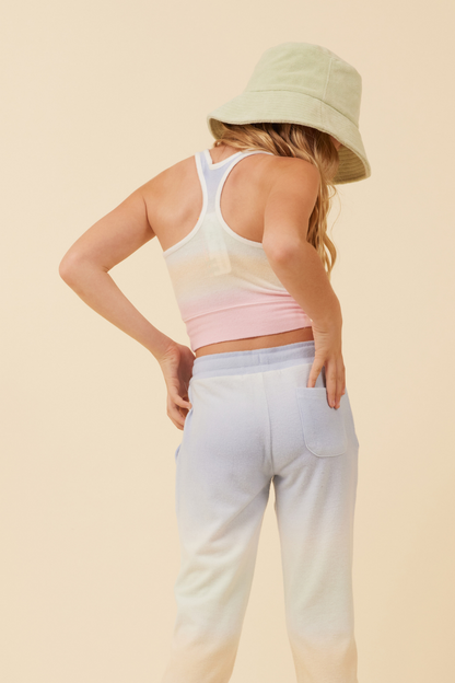 Sunstruck Ombre Vintage Havana Sunstruck Ombre Racerback Crop Top